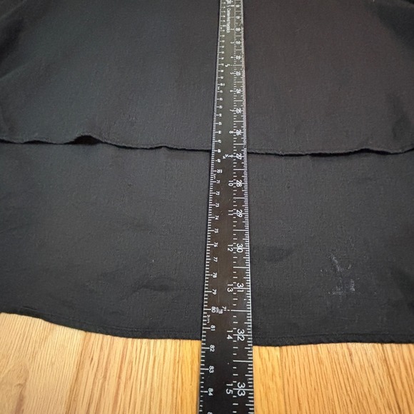 Lauren Ralph Lauren Womens Shirt XL Black Linen Blend Long‎ Sleeve Button Up XL - Picture 4 of 7